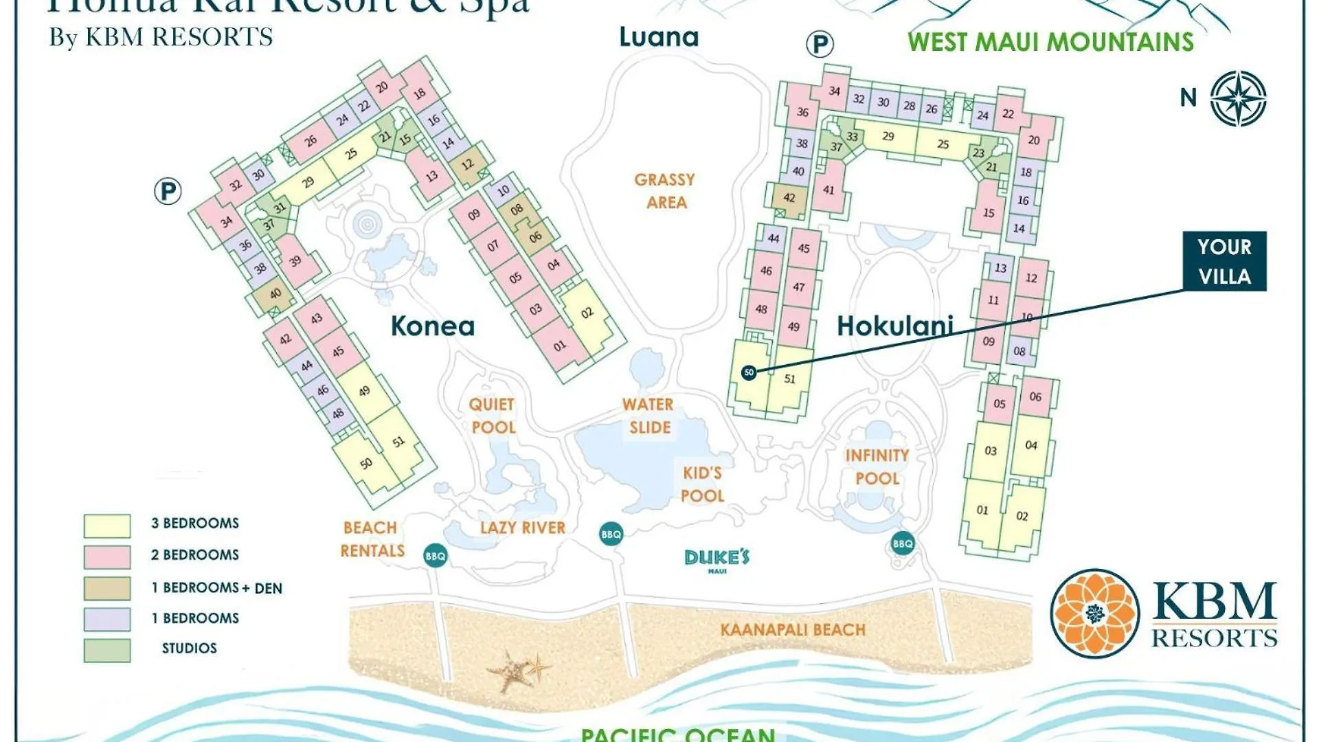 Kbm Resorts Free Car Honua Kai Hokulani Oceanfront 3-Bedroom Ground Floor Condo Hkh-150 Apartman Kaanapali